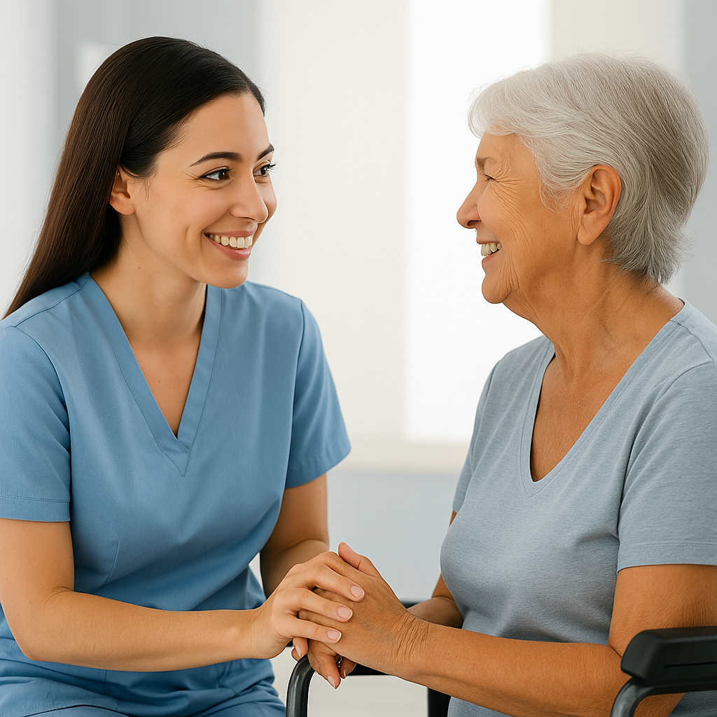 Healthcare recruitment consultant supporting care provider